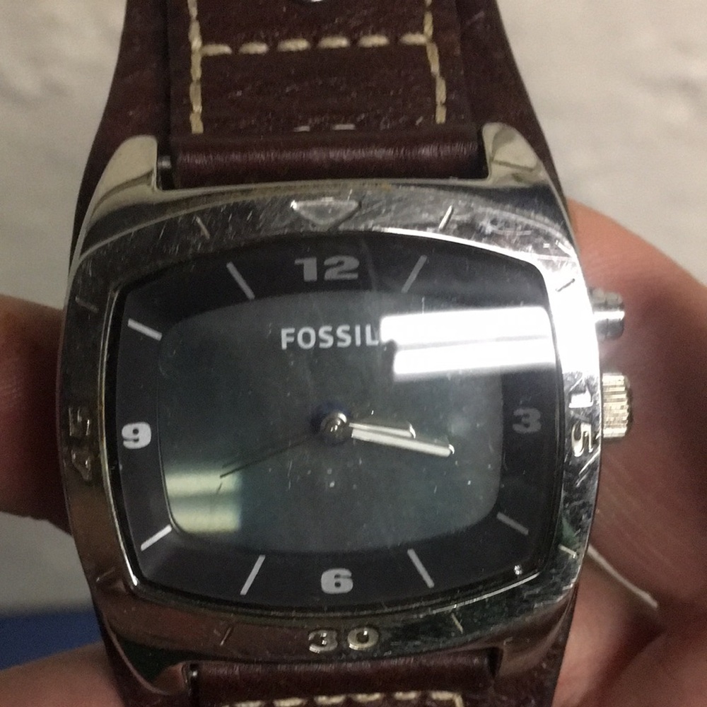 Fossil Brown Leather Strap Watch - Picture 2 of 3